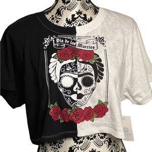 Dia De Los Muertos Crop Top